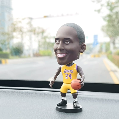 Haaland Spring-Loaded Bobblehead Dolls, Car ornaments - -spring-x-kobe