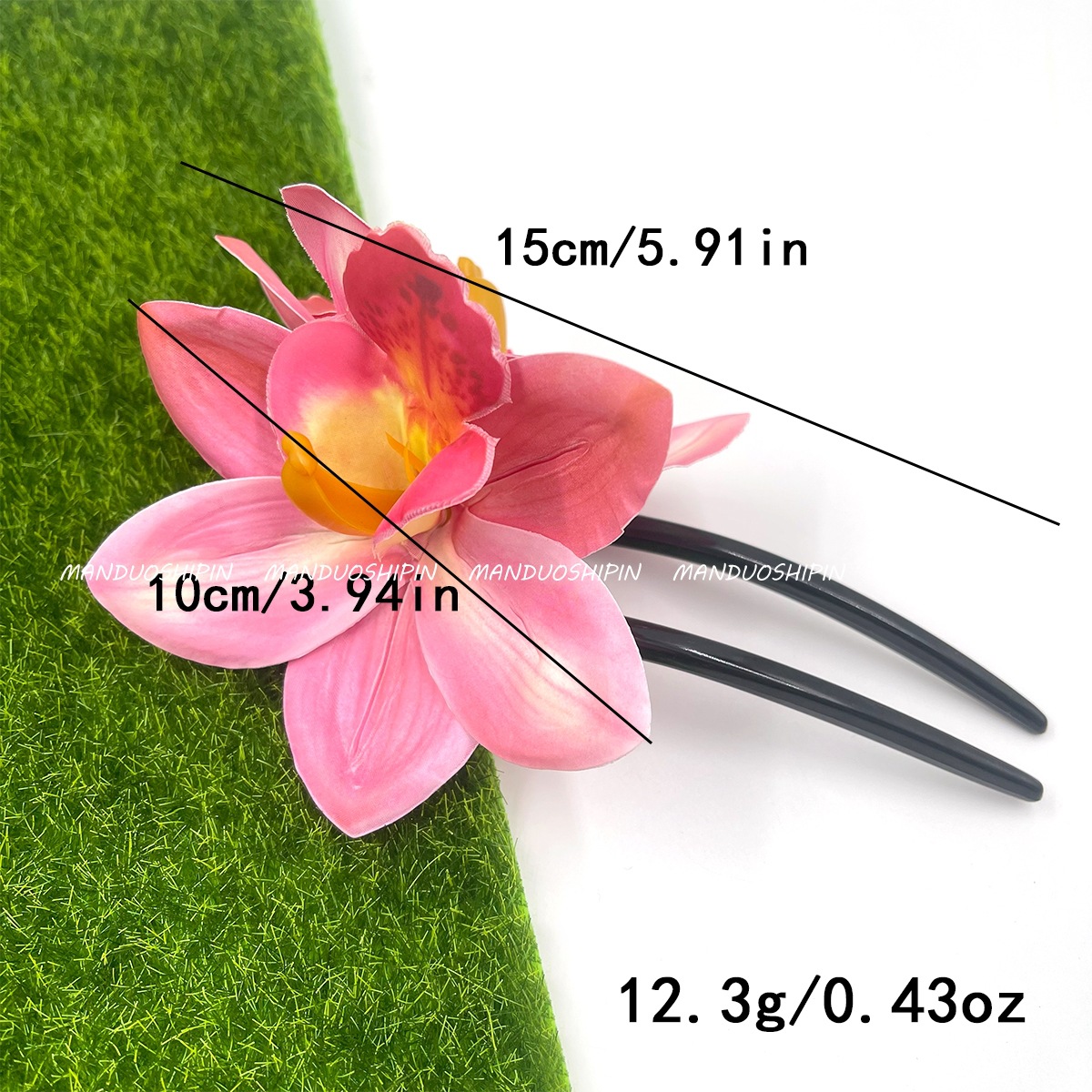 30g Weight Hair Sticks, Hair Tie, Insert comb Hair Accessories Type 1 Piece Quantity Holiday, Tea Party Occasion Cloth Material Flower Pattern All Seasons Season Women's Gender Pastoral Style Pastoral Women's Flower Cloth Hair Sticks Hair Tie Insert Comb 15
