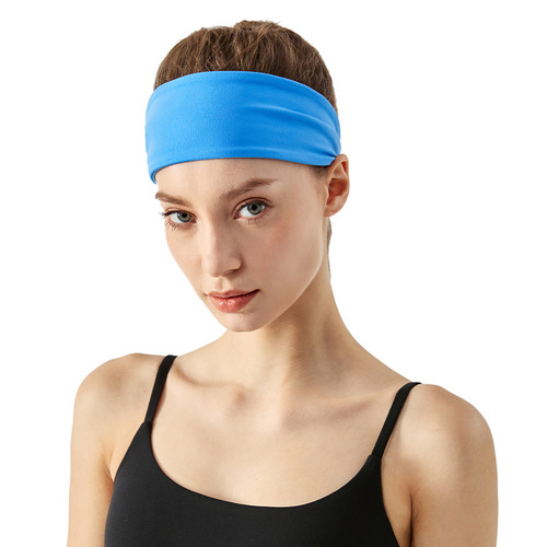 Ningbo Anjiu new sports headband for women summer breathable sweat-absorbent headband fitness hair binding running sports headscarf for women