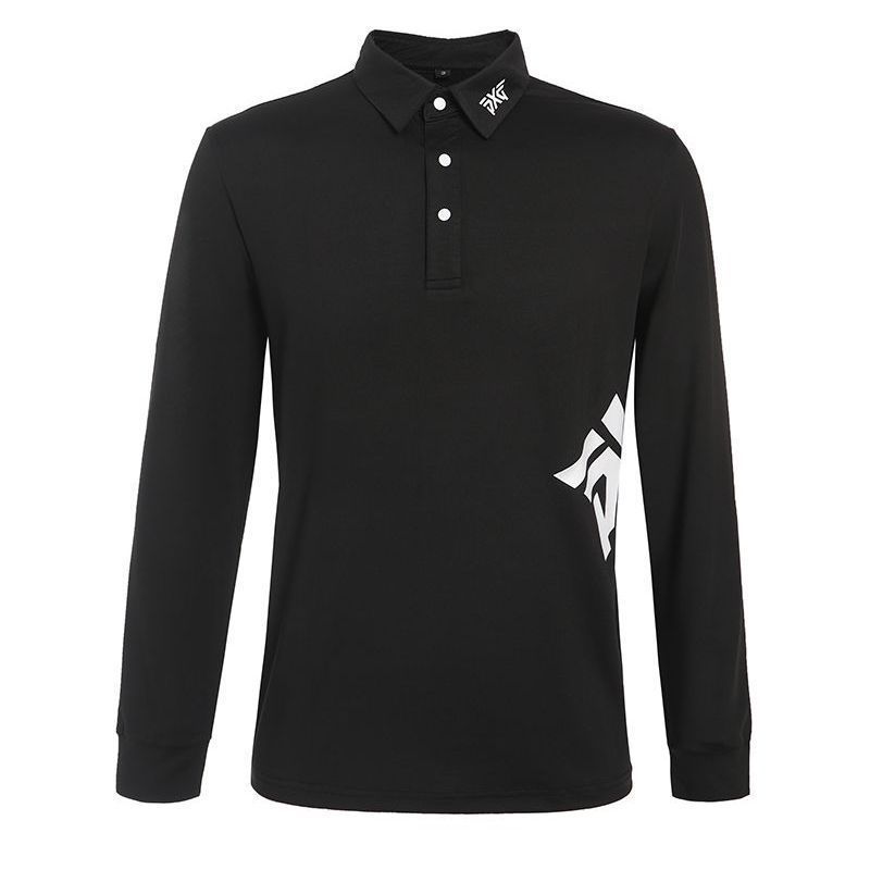 Golf Clothing Men's Spring and Autum Golf Long-Sleeved Slim Outdoor Sports Tops Men's Polo Shirt Clothes