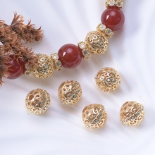 ��ɫ14K������ʯ�U��ɢ�����A��ɢ���ֹ�diy����朴������