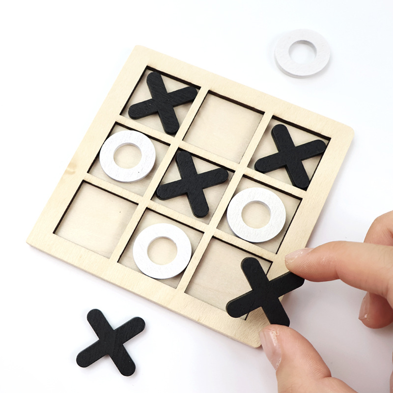 Niños tic-tac - toe juegos de mesa de ajedrez juegos de mesa de ajedrez entrenamiento de pensamiento de rompecabezas juegos infantiles