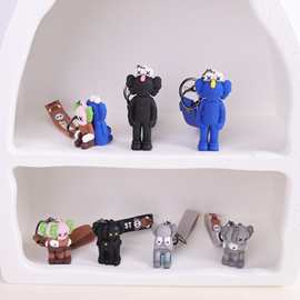 芝麻街挂饰公仔饰品可爱批发卡通摩托车挂件背包情侣钥匙扣钥匙链