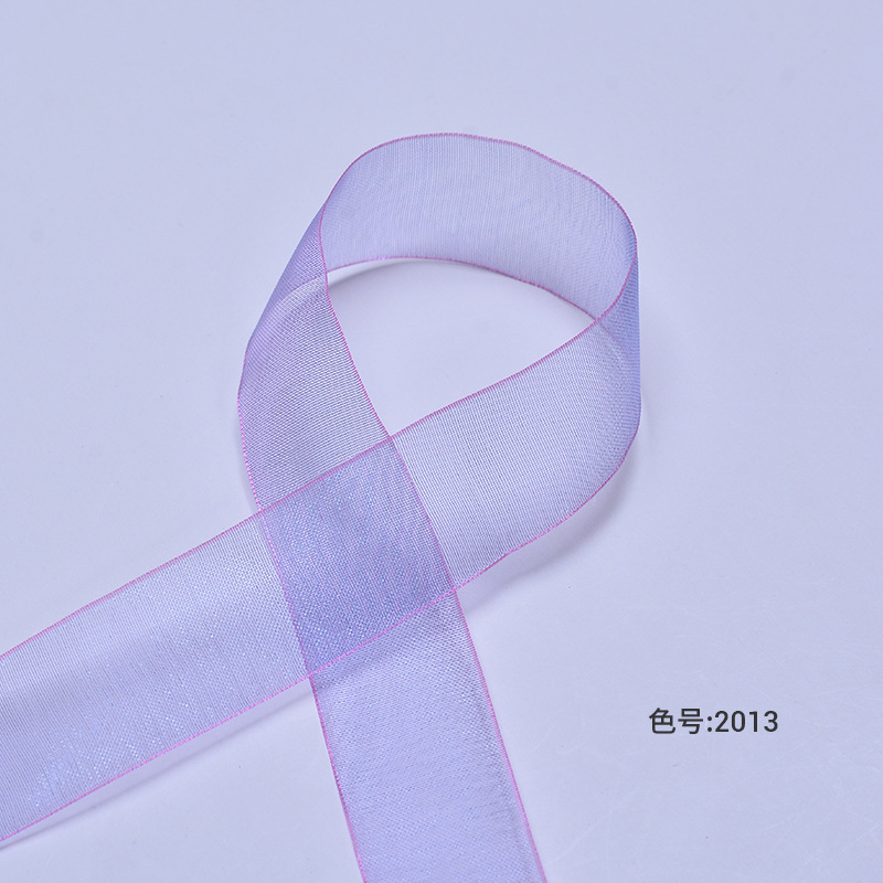 Yao Ming cinta al por mayor cinta de cumpleaños decoración de la boda caja de regalo embalaje cinta de nieve gradiente de color mágico 2cm