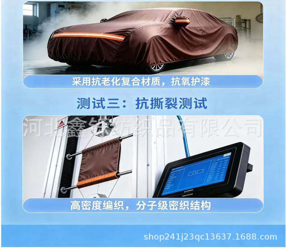 600D Oxford cloth car cover, full cover, sun-proof, rain-proof, sunshade, full blackout, wear-resistant, padded and thickened, full car cover