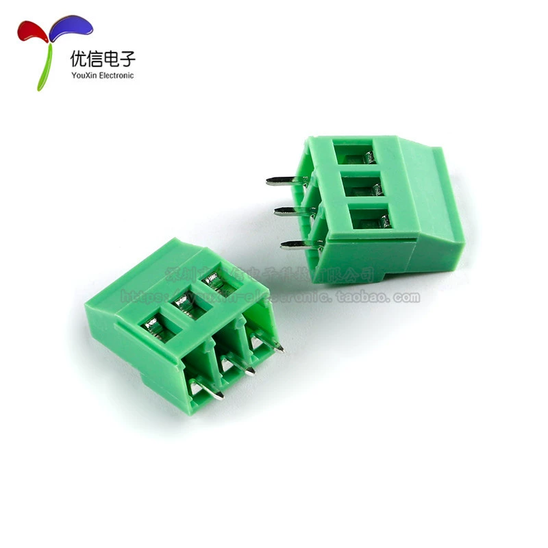 KF129-5.08-2p/3P Прямой ввод 300V/20A 5.08мм точка клемм PCB проводка