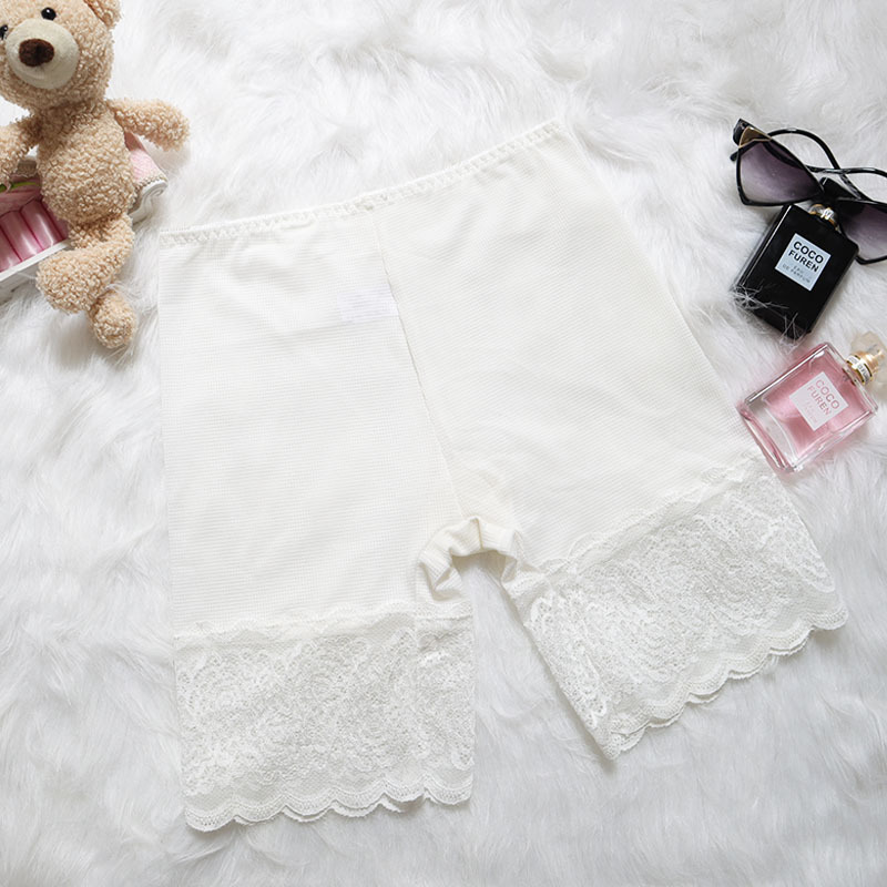 五分蕾丝边透气性感安全裤