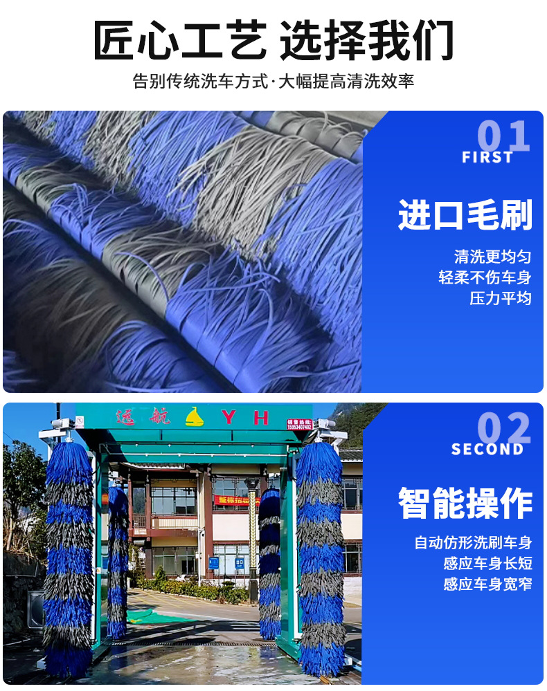 Bus Car Wash Machine, Large Passenger Bus Fully Automatic Mobile Gantry Reciprocating Computerized Intelligent Bus Car Wash Machine