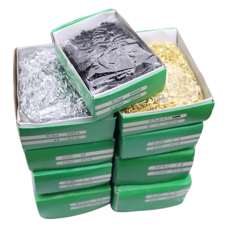 Chal de broche al por mayor de fábrica, hebilla de chal, broche de seguridad anticuado, hebilla de placa de hierro galvanizado, tamaño completo, stock