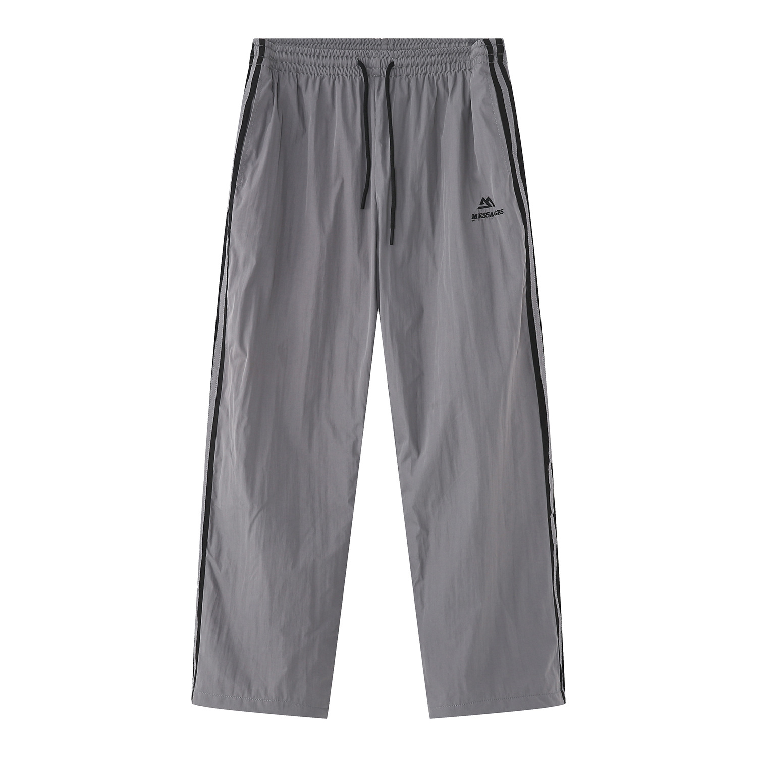 Mtlclothes ropa de los hombres | 2023 otoño americano cardigan rayas chaqueta traje casual suelta Pantalones deportivos moda