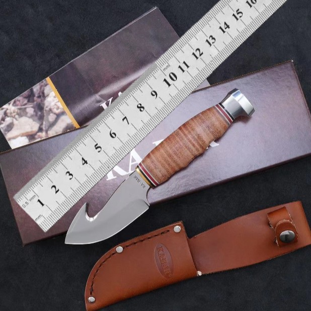 跨境卡巴1234多功能户外刀具野外防身求生刀高硬度锋利小刀直刀水