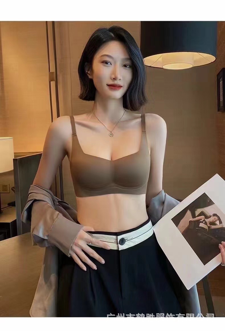Venta directa de fábrica comercio electrónico transfronterizo Sudeste de Asia Vietnam Tailandia damas sin costuras sujetador de recogida lateral cómodo