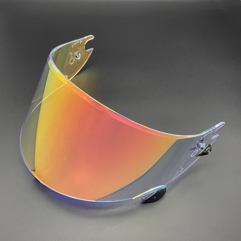 Suitable for Shark Race R Pro Gp Lenses Lorenzo Reading Large Tail Electroplated Helmet Lenses Sun Protection Glasses