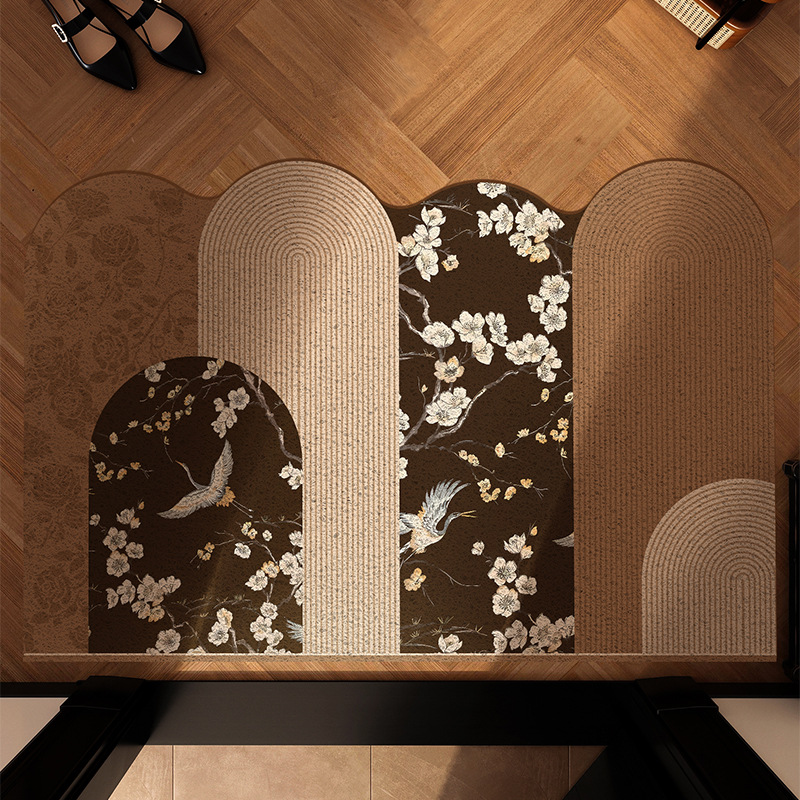 Vintage Eingangsmatte Aus Schlingenware Schmutzabweisend_voghion.com