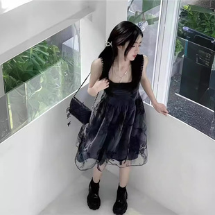 Seven �߷��� ����Ů��ڻ�ɫ�B��ȹŮ�ļ�С���̽��W������ȹ