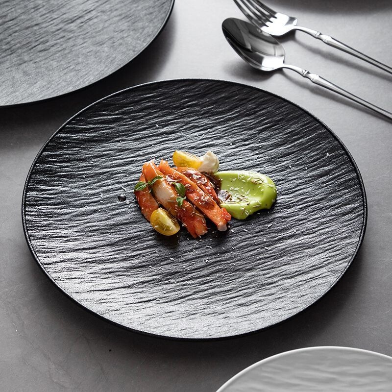 Western-Style Steak Dinner Creative Round Plate High-Grade Pp Material Tableware Pasta Japanese-Style Plate Shallow Plate Steak Household Dish Plate Western-Style Steak Dinner Creative Round Plate High-Grade Pp Material Tableware Pasta Japanese-Style Plate Shallow Plate Steak Household Dish Plate