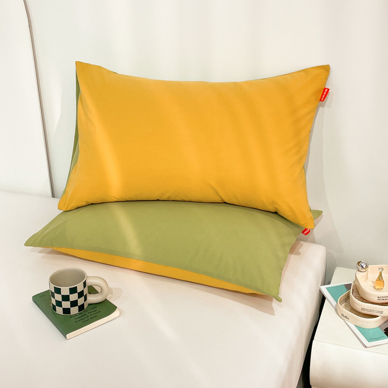 진한 노란색-과일 녹색