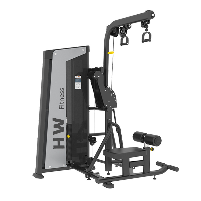 Talón alto y baja tracción de espalda doble en uno entrenador de elevación de piernas tipo asiento doble en uno entrenador de hombros empujando pecho