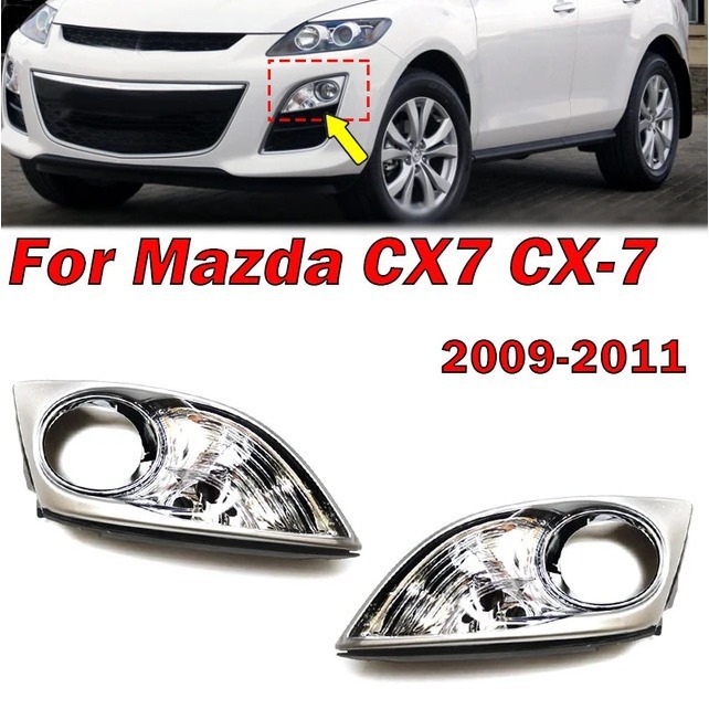 Aplicable a Mazda CX - 7 Lámpara de esquina delantera parachoques delantero Luz de dirección Luz de niebla Luz de cubierta Luz de giro delantera Semieconjunto