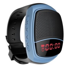 B90は腕時計の手首の自撮り器の音響のハンズフリーを身につけて時間のbluetoothの目覚ましのスピーカーの腕時計を挿します。