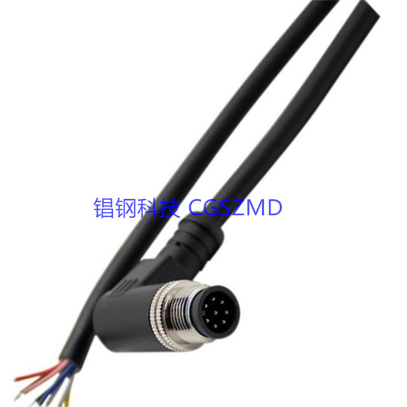 M12 ���������� 5m ֱ ���� 5 о A ����M12 Cable Connector, 5m