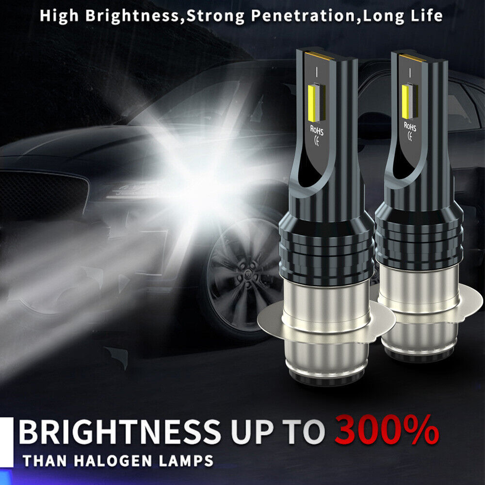 Luz de motocicleta transfronteriza P15D 80W una sola garra H6 luz de motocicleta H6m luz H4
