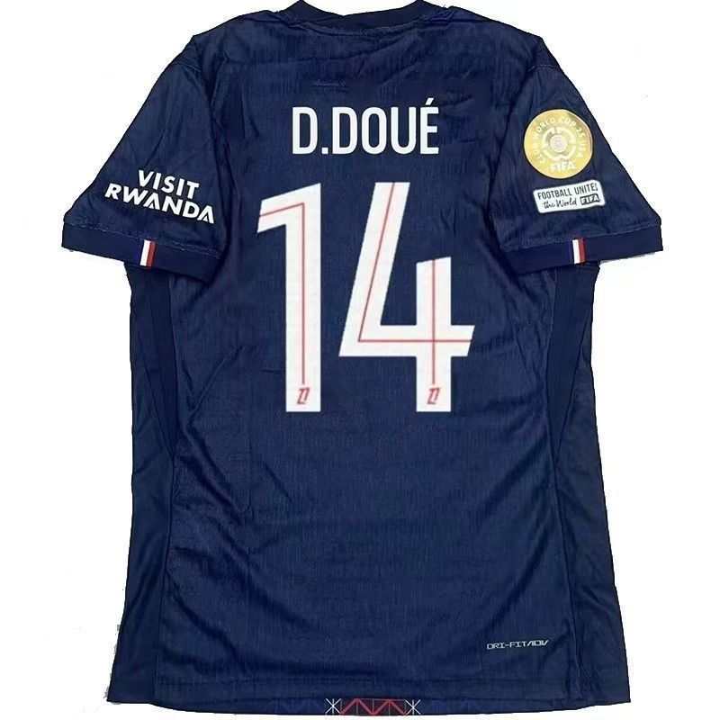 Camiseta de la Copa Mundial de Clubes 2526, Versión Tailandesa, Manga Corta, Versión para Fanáticos, de París, Chelsea, Barcelona, Real Madrid, Miami, Tottenham, Juventus