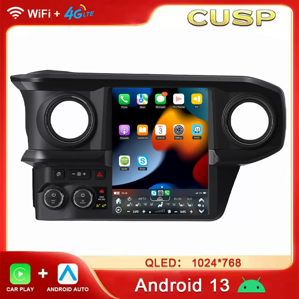 Tacoma/ HiluX 2016-2023 made in USA中控安卓大屏导航仪车载GPS