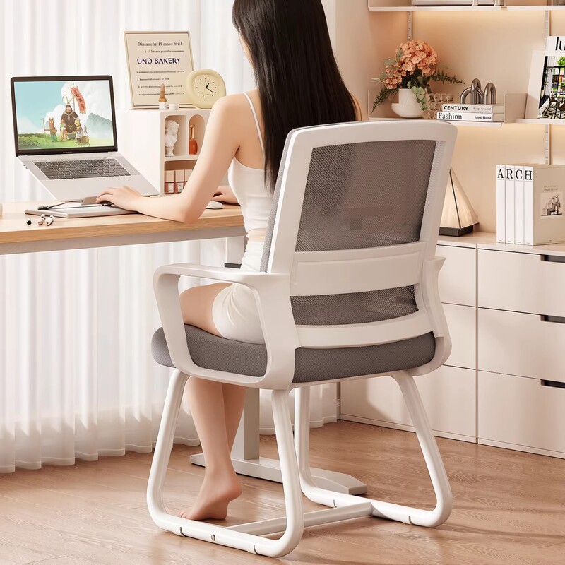 Office Chair, Comfortable and Ergonomic for Long Sitting, Waist-Protecting Chair, Staff Computer Chair, Meeting Dormitory Home Desk Stool Office Chair, Comfortable and Ergonomic for Long Sitting, Waist-Protecting Chair, Staff Computer Chair, Meeting Dormitory Home Desk Stool
