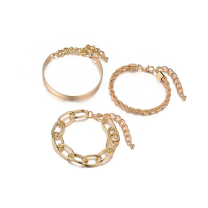 金色麻绳链3件套-(1)