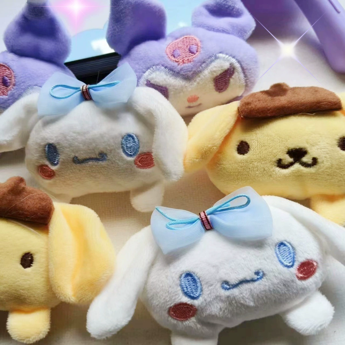 Плюшевый мультфильм Sanrio Юлин Собака Куломи Пудинг Собака Головной убор Аксессуары DIY Брошь Одежда Сумка Аксессуары