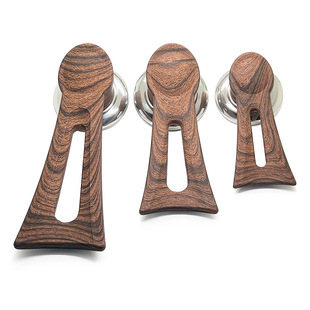 Wood grain lid handle top cap vertical anti-scalding bakelite wok universal glass lid handle pan cap