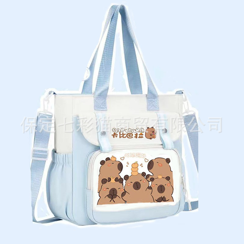 좋은 태도 흰색과 파란색