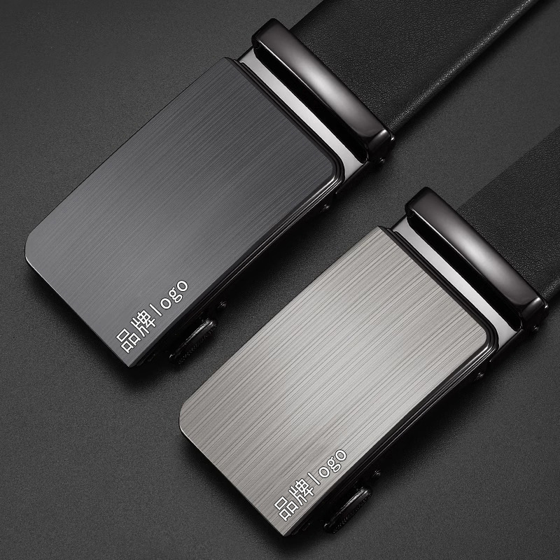 Cinturón de cuero para hombres cinturón de abrazadera automática de cuero para hombres cinturón de cuero de vaca 2025 nuevos jóvenes de mediana edad negocios