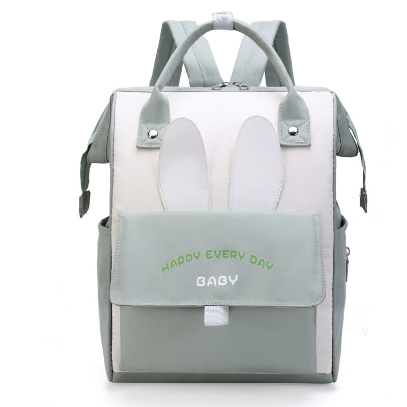 Venta al por mayor transfronteriza 2024 nueva moda linda mochila de gran capacidad para mamá bolso multifuncional portátil para madre y bebé