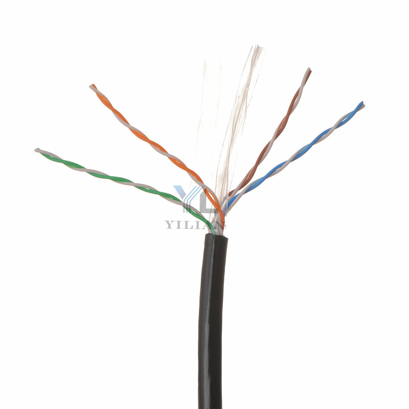 Cat6 Utp Outdoor Cable 23Awg Cca Outdoor Network Cable Category 6 Double-Layer Outdoor Network Cable