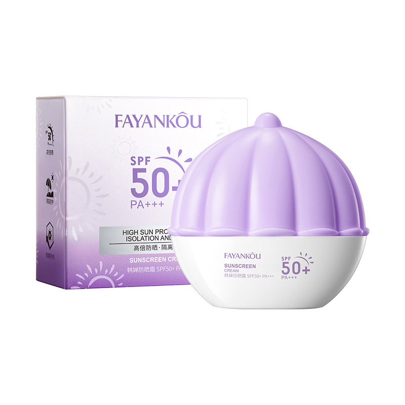 Fa Yan Ke Han Chen Protector solar SPF50 + PA + + + Protector solar anti-UV refrescante y no graso