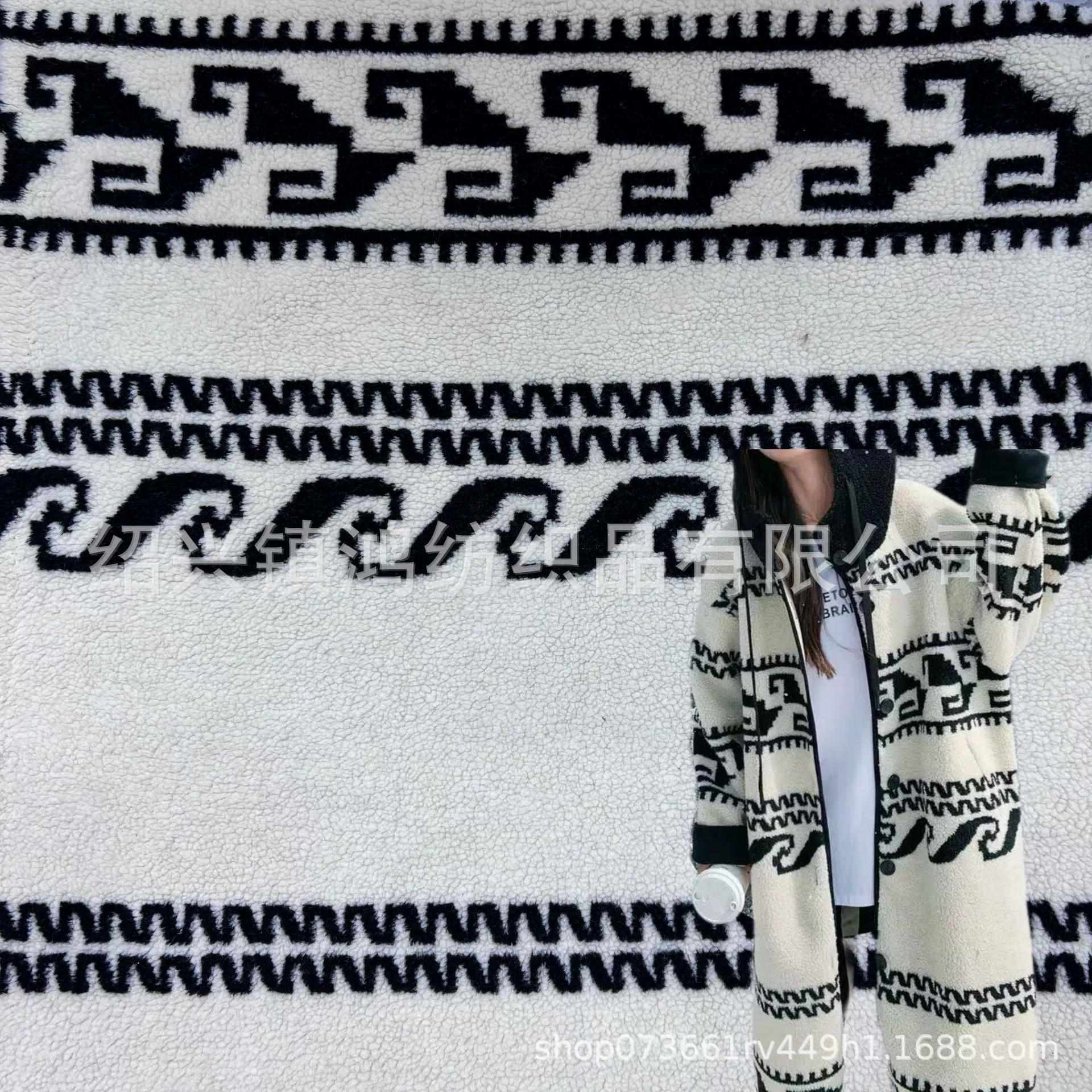 Пятно кашемир жаккардовый национальный стиль куртка ягненка жаккардовая ткань гранулированный бархат теплая хлопчатобумажная одежда детская одежда