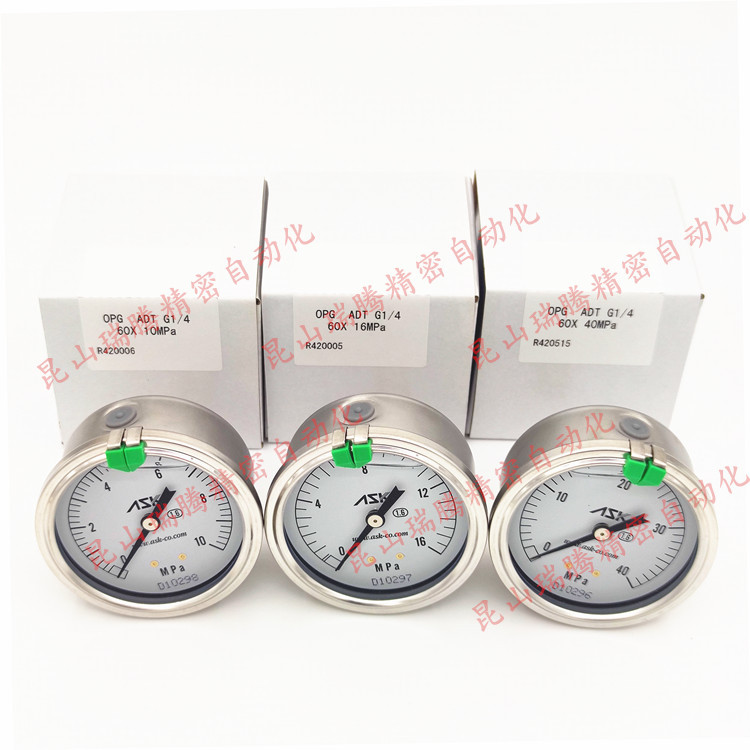 日本ASK株式会社OPG-ADT-G1/4-60x16MPa油压表