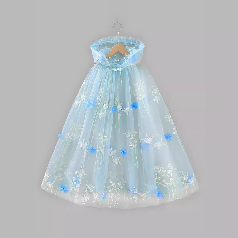 Ladies' Hanfu Embroidered Cape - Summer New Release, Exquisite Chinese Ancient Style Mantle - Princess Shawl - Performance Wear - One Mantle