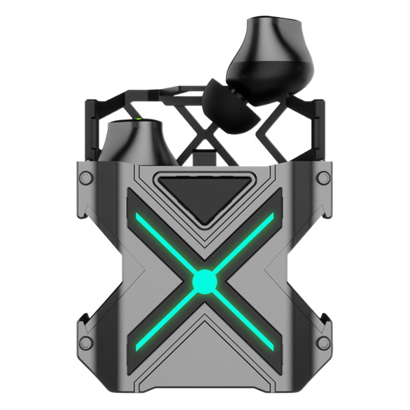 Modelo privado K89 Bluetooth V5 juego auriculares metal espacio almacén F9 auriculares Bluetooth TWS reducción de ruido auriculares binaural llamada