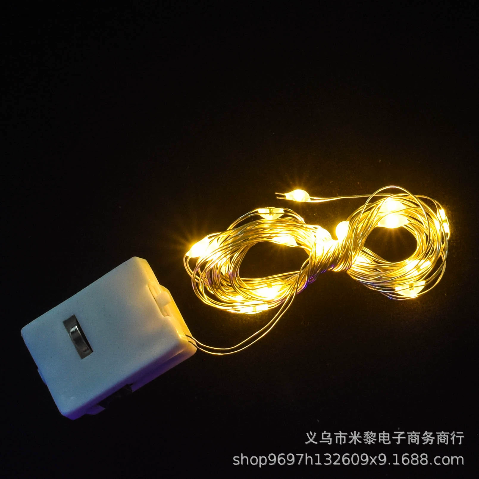 LED-гирлянда 0,5–3 м с батарейным блоком и выключателем, тёплый белый и цветные