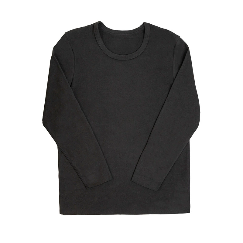 Double-sided velvet keep warm light and thin anti-static soft warm long-sleeve, polyester