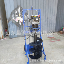 汽油手提式地钻机 小型便携式打眼框架植树挖坑机
