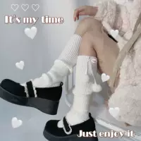 Японские демисезонные gaiters с бантом