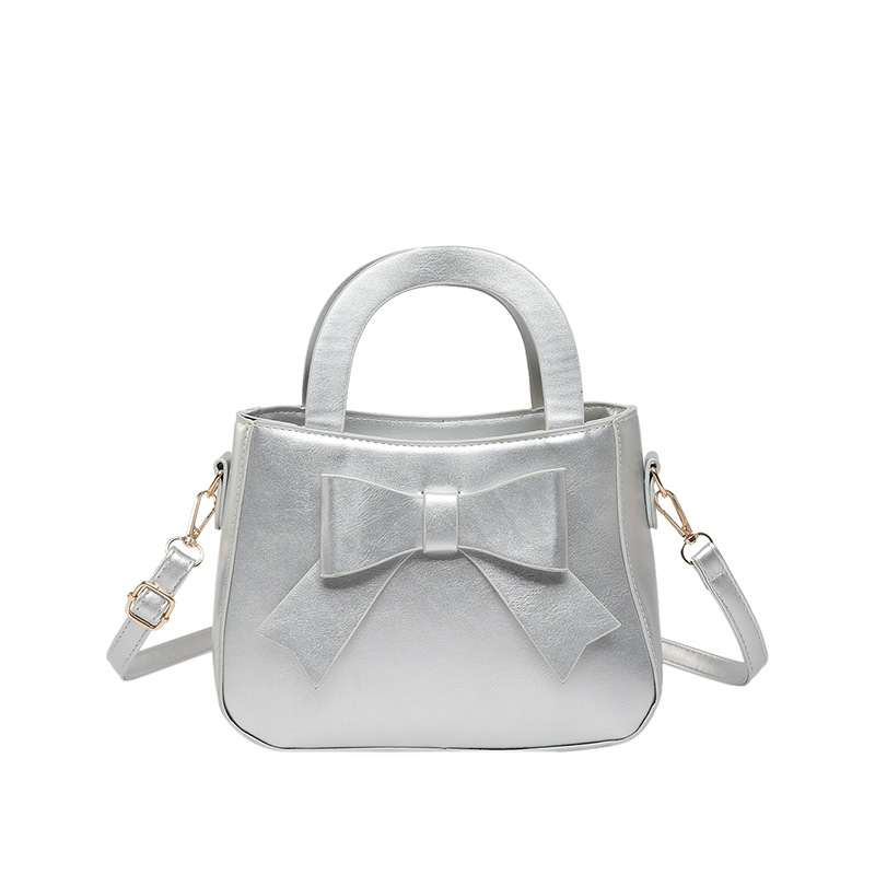 2025 primavera y verano nuevo color sólido bolso de hombro coreano bolso de mujer suave moda simple bolso de arco