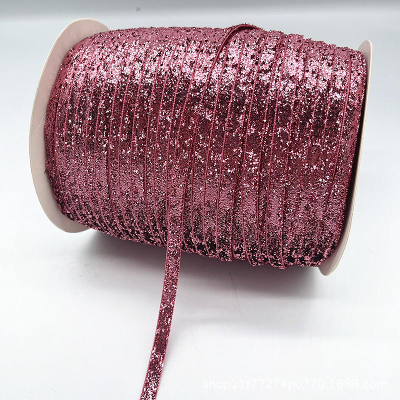 Fabricantes al por mayor 1CM hechos a mano embalaje de regalos de cinta de lana unilateral cinta de cebolla cinta de terciopelo decoración DIY