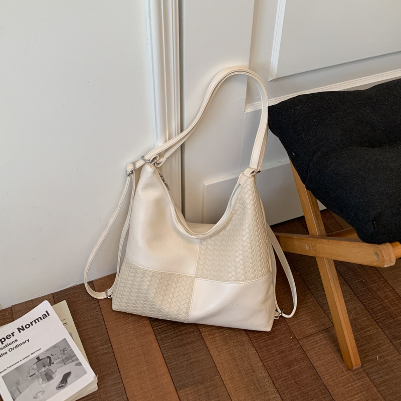 Bolsa multipropósito de gran capacidad para mujeres verano 2026 nueva moda empalme mochila de hombro de viaje bolsa de ocio