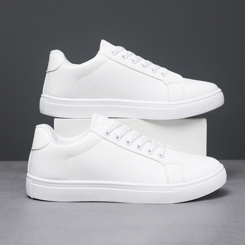Comercio exterior zapatos de hombre 464748 zapatos blancos pequeños zapatos deportivos casuales blancos puros 2025 nuevos zapatos de skate