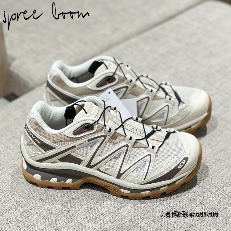 Salomon XT-QUEST outdoor trendy shoes unisex sports casual shoes versatile mocha brown 475413